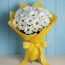 Букет Застенчивые лепестки в Темиртау Букет цветов из: Хризантемы в Темиртау