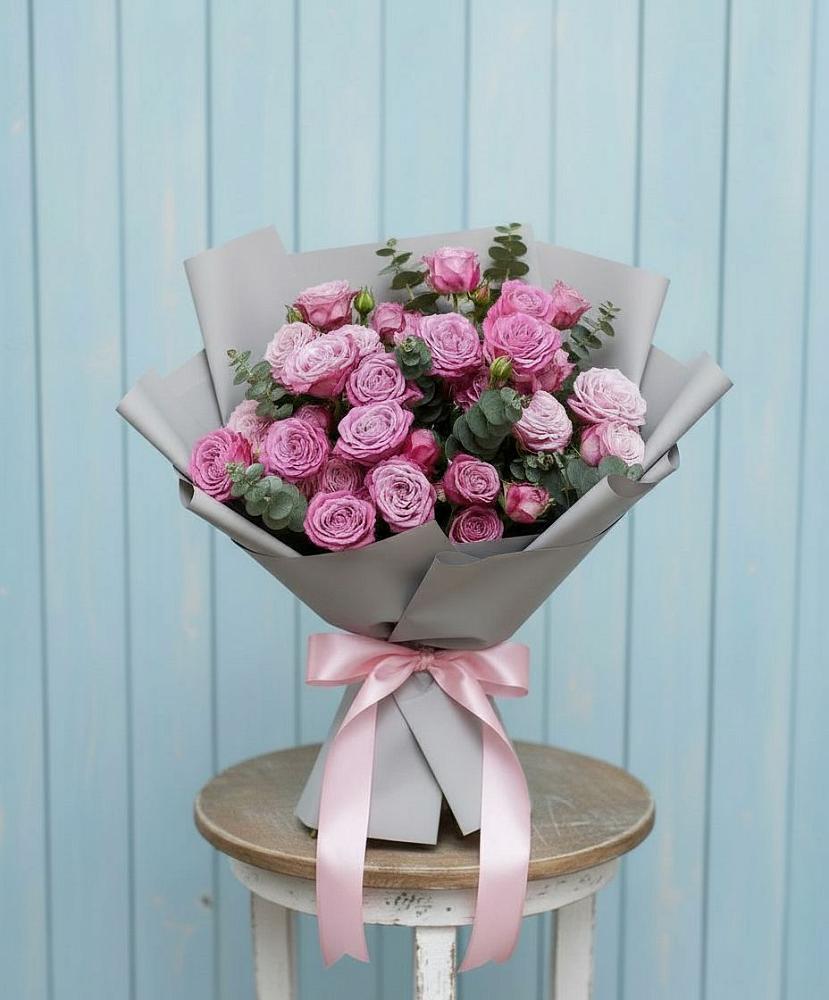 Композиция Яркий комплимент в Темиртау Букет цветов из: Розы в Темиртау