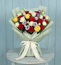 Букет цветов из:  Розы в Темиртау