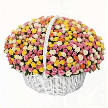 Премиум корзина Кустовых Роз в Темиртау Премиум букет из: Розы в Темиртау