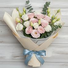 Букет цветов из:  Лизиантусы в Темиртау