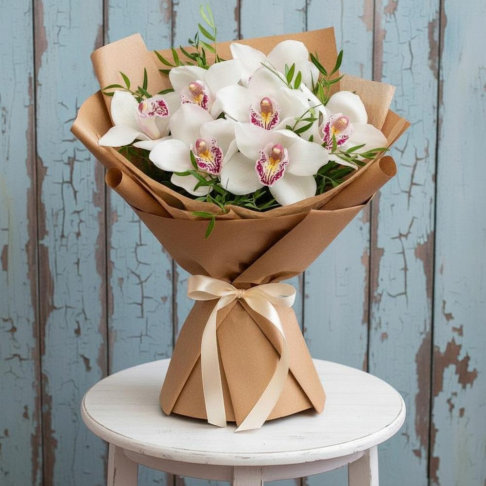 Букет цветов из: Орхидеи и Розы в Темиртау