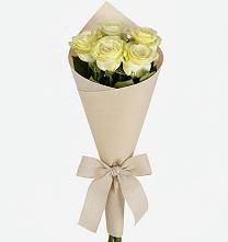 Букет белые крылья в Темиртау Букет цветов из: Розы в Темиртау