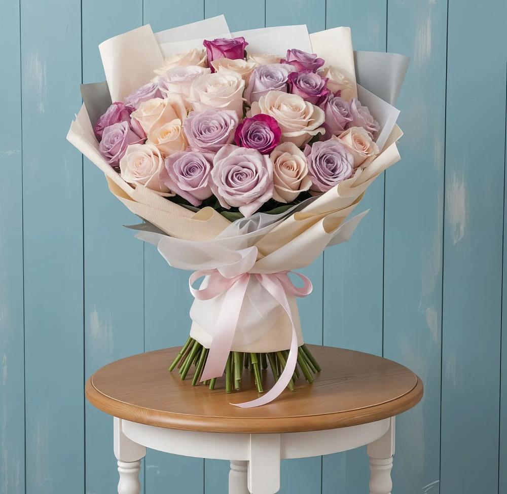 Букет цветов из: Розы в Темиртау