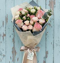 Букет нежный и розовый в Темиртау Букет цветов из:  Розы в Темиртау