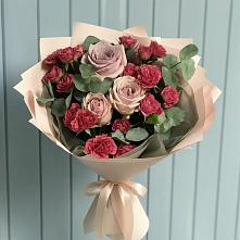 Букет цветов из:  Гвоздики и Розы в Темиртау