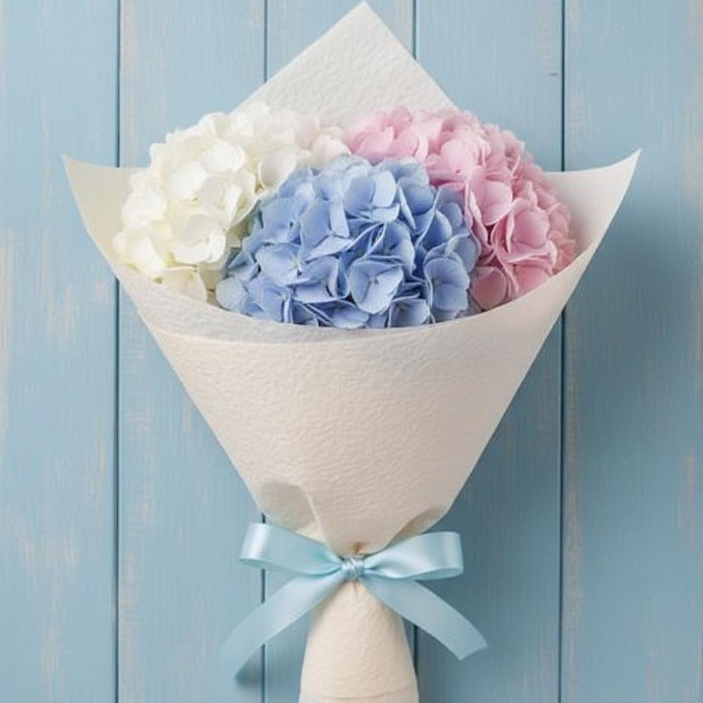 Букет Нежная гортензия в Темиртау Букет цветов из: Гортензия в Темиртау