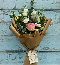 Букет цветов из:  Розы и Лизиантусы #REPLACE_PRED# Темиртау